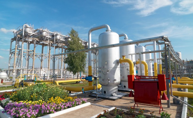 Gas processing industry